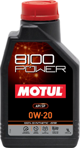 Motul 8100 Power 0W-20 100% Synthetic - ESTER -